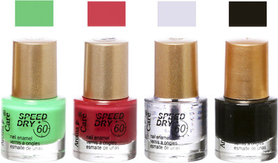 

Aroma Care Speed Dry Profesional Nail Color 23541 Multicolor,(Pack of 4)