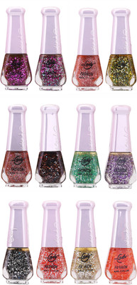 

Lady Fashion Nail Polish Wholesale Pack 2112201612 Multicolor,(Pack of 12)