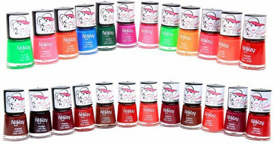 

Foolzy Pack of 24 Starlet Nail Polish Paint Glam Shades