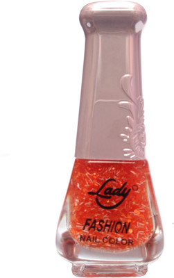 

Lady Fashion Glitter Nail Polish Orange,White & Multicolor,