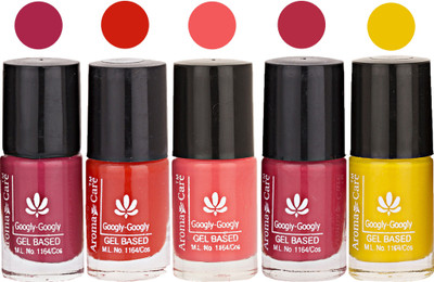 

Aroma Care Mab Multicolor Nail Polish Combo 809201639 Multicolor(Pack of 5)