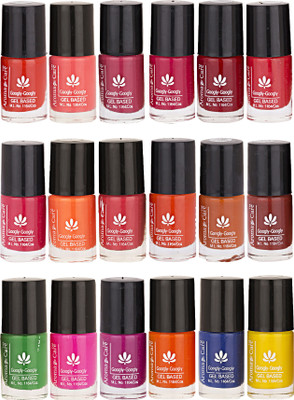 

Aroma Care Pack Of 18 Gel Based Nail Paint (17) Orange, Pink, Magenta, Green, Brown, Purple, Blue, Yellow(Pack of 18)