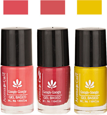 

Aroma Care Googly Gel Nail Polish 46201660 Multicolor,(Pack of 3)