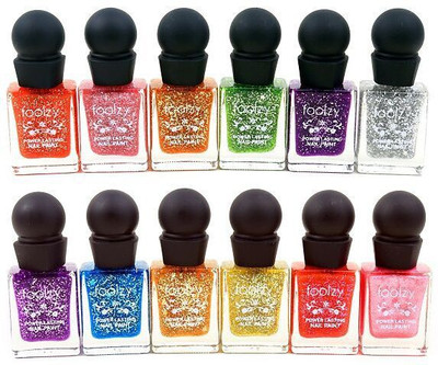 Foolzy Set of 12 Nail Polish Multicolor SQ-12-12