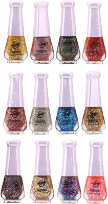 

Lady Fashion Nail Polish Wholesale Pack 2212201628 Multicolor,(Pack of 12)