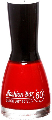 

Fashion Bar Bright Red Nail Polish red(Pack of 4)