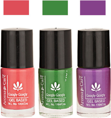 

Aroma Care Googly Gel Nail Polish 46201666 Multicolor,(Pack of 3)