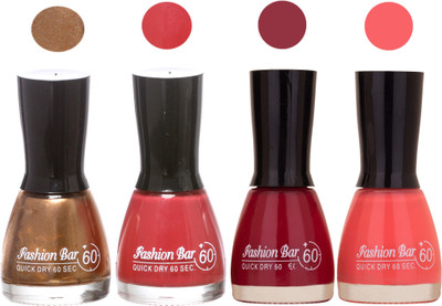 

Fashion Bar New Multicolor Nail Polish Combo 112 Multicolor,(Pack of 16)