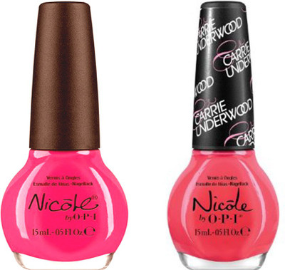 

OPI Nicole Pack Of 2 Still into pink ni 409, some hearts ni u12(Pack of 2)