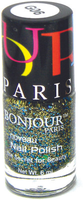 

Bonjour Paris Glitter Nail Polish Green Blue Glitters