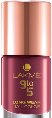 

Lakme 9 to 5 Long Wear Nail Color Mauve Mobile