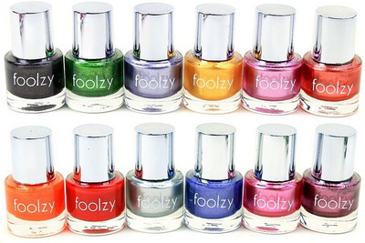 

Foolzy Set of 12 Nail Polish Multicolor SP-12-7