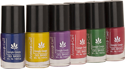 

Aroma Care Mab Multi Color Nail polish Combo 637-576-44-36-09-634 Multicolor,(Pack of 6)