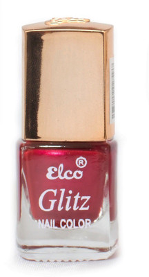Elco Glitz Premium Nail Enamel Ruby Red