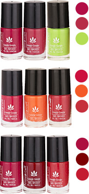 

Aroma Care Pack Of 9 Gel Based Nail Paint (23) Nude Magenta, Neon Magenta, Neon Pink, Nude Magenta, Nude Orange, Nude, Nude, Brown, Nude Orange(Pack of 9)