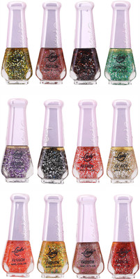 

Lady Fashion Nail Polish Wholesale Pack 2112201615 Multicolor,(Pack of 12)