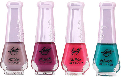 

Lady Fashion Limited Edition MULTICOLOR Nail Polish Set 0201201747 Multicolor,(Pack of 4)