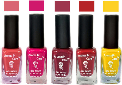 

Aroma Care Intense Color Nail Polish Combo 175043 Multicolor,(Pack of 12)