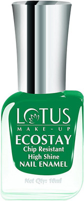 

Lotus Make-Up Ecostay Chip Resistant High Shine Nail Enamel Jade Green-E49