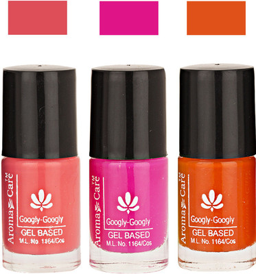 

Aroma Care Googly Gel Nail Polish 46201675 Multicolor,(Pack of 3)