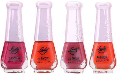 

Lady Fashion Limited Edition MULTICOLOR Nail Polish Set 0201201753 Multicolor,(Pack of 4)