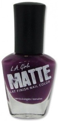 

L.A. Girl Matte Flat Finish Nail Color Plum NL535
