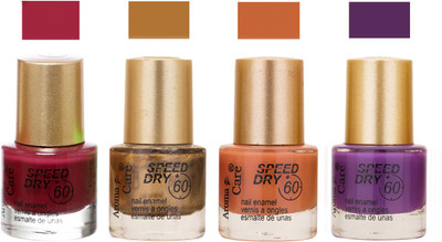 

Aroma Care Speed Dry Profesional Nail Color 23549 Multicolor,(Pack of 4)