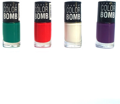 

Color Bomb Nail Color C set of 4 shades Green, White, Red, Purple
