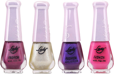 

Lady Fashion Limited Edition MULTICOLOR Nail Polish Set 0201201717 Multicolor,(Pack of 10)
