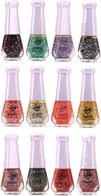 

Lady Fashion Nail Polish Wholesale Pack 2212201621 Multicolor,(Pack of 12)
