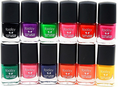 

Foolzy Set Of 12 Nail Polish Multicolor JZ-12-2(Pack of 12)