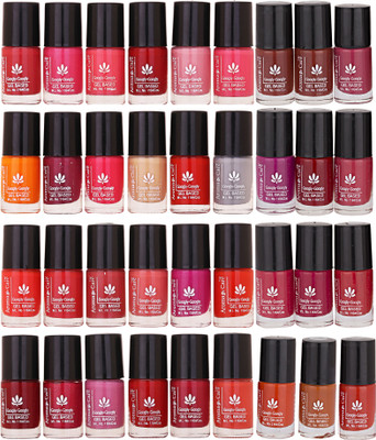 

Aroma Care Wholesale Market Rate Nail Polish Color Lacquer Set of 36 Pcs (ACMAB28) Brown, Magenta, Peach, Meroon, Pink, Nude, Orange, Wine, Skin, Red, Gray, Purple(Pack of 36)