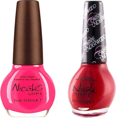 

OPI Nicole Pack Of 2 Still into pink ni 409, American As Apple Pie ni u 13(Pack of 2)