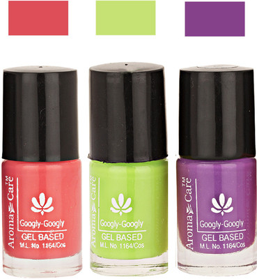 

Aroma Care Googly Gel Nail Polish 46201636 Multicolor,(Pack of 3)