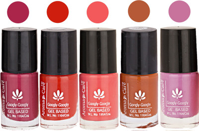 

Aroma Care Mab Multicolor Nail Polish Combo 8092016169 Multicolor(Pack of 5)