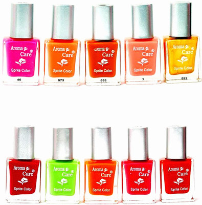 

Aroma Care Multicolor 10 Nail Polish Combo 12 Multicolor,