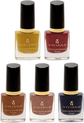 

Viviana Nail Polish Vnl022, Vnl004, Vnl007, Vnl021, Vnl024(Pack of 5)