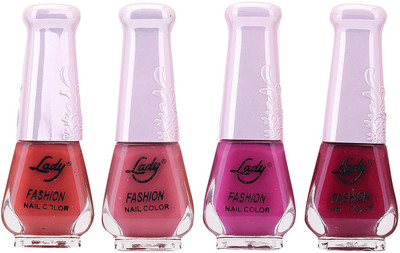 

Lady Fashion Limited Edition MULTICOLOR Nail Polish Set 0201201743 Multicolor,(Pack of 4)