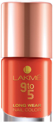 

Lakme 9 To 5 Long Wear Nail Color Peach Ploy