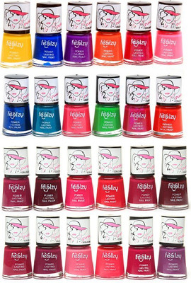 

Foolzy Pack of Nail Polish Multicolor FY1(Pack of 24)