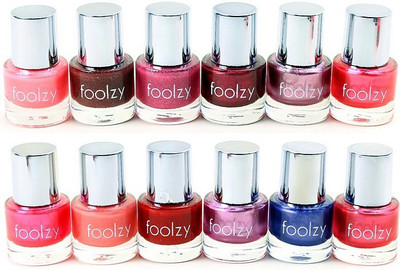 

Foolzy Set of 12 Nail Polish Multicolor SP-12-10