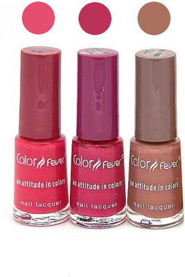 

Color Fever Mini Nail Polish Combo 11-12-15 Multicolor,(Pack of 3)