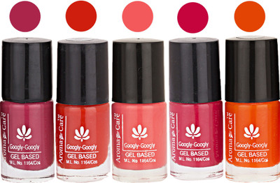 

Aroma Care Mab Multicolor Nail Polish Combo 809201670 Multicolor(Pack of 5)