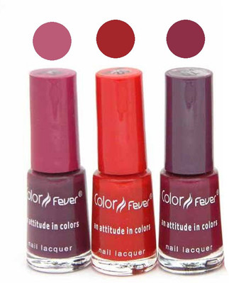 

Color Fever Mini Nail Polish Combo 1-2-10 Multicolor,(Pack of 3)