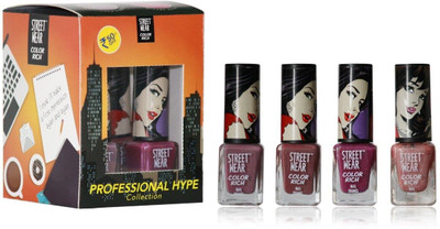

Street Wear Color Rich Professional Hype Nail Enamel Kit Brown