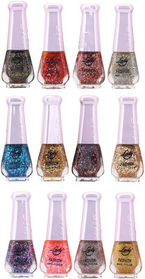 

Lady Fashion Nail Polish Wholesale Pack 2212201630 Multicolor,(Pack of 12)