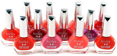 Foolzy Set of 12 Nail Polish Multicolor SF-12-4(Pack of 12)