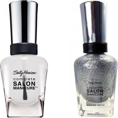 

Sally Hansen Complete Salon Manicure Pack of 2 Diamond Jubilee-170, Clear'd For Takeoff-010(Pack of 2)