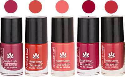 

Aroma Care Mab Multicolor Nail Polish Combo 809201605 Multicolor(Pack of 5)