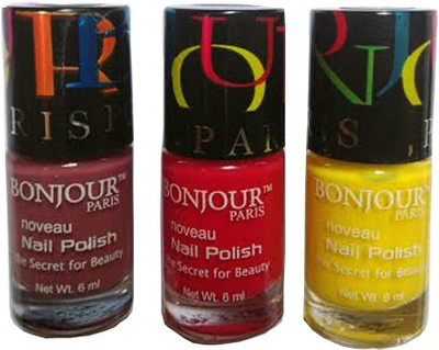 

Bonjour Paris Round Cap 32 Multicolor(Pack of 3)
